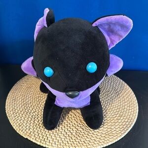 ANIME PALACE Black & Purple Five Tail Fox 12" Plush Stuffed Animal Toy